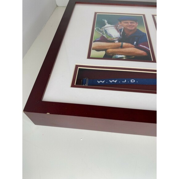 Payne Stewart Signed Photo, WWJD Bracelet, & National Golf Ball Framed - Picture 9 of 10